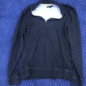Banana Republic Large Men’s quarter zipped sweater shirt